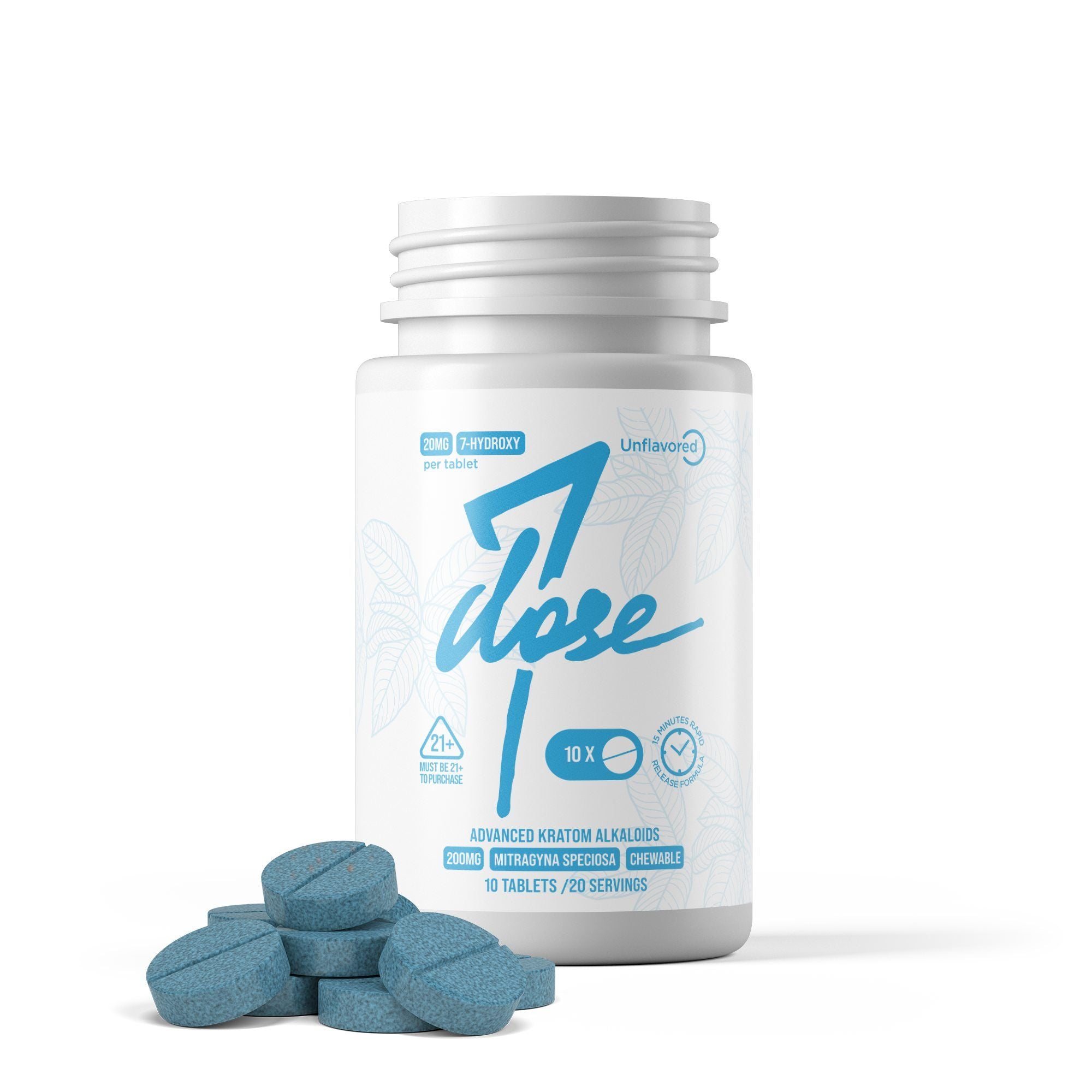 20mg 7-Hydro Jar - Unflavored - 10ct