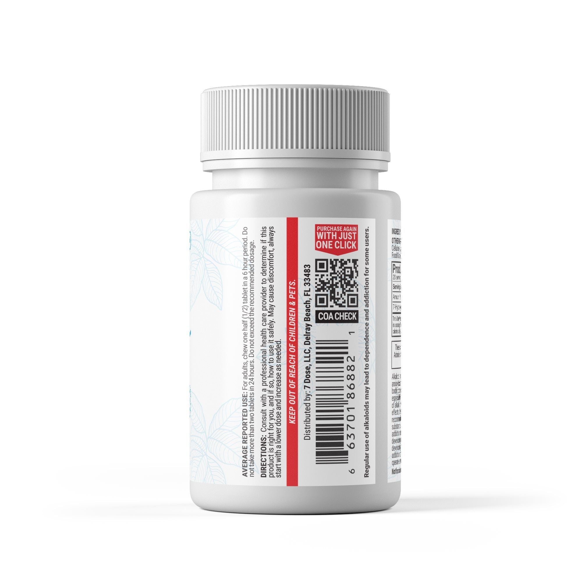 20mg 7-Hydro Jar - Unflavored - 10ct