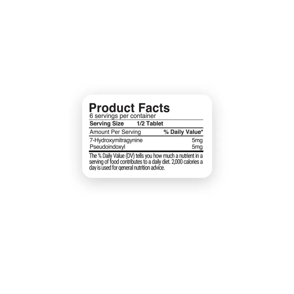 20mg 7-Hydroxy, Pseudoindoxyl Tablets - Mango - 3ct