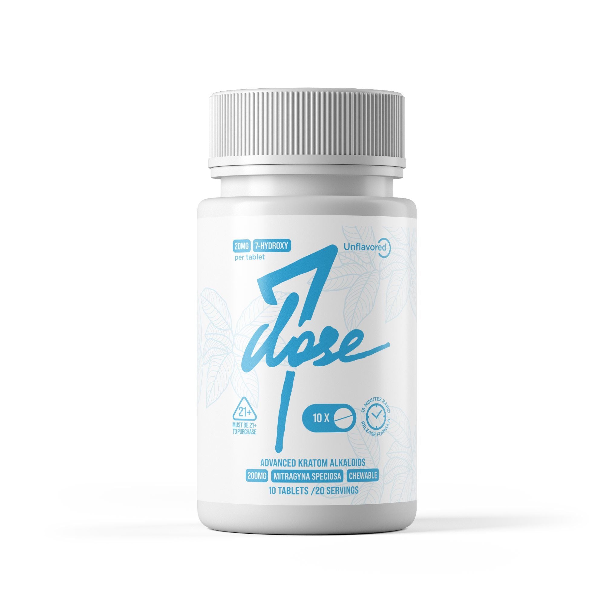 20mg 7-Hydro Jar - Unflavored - 10ct
