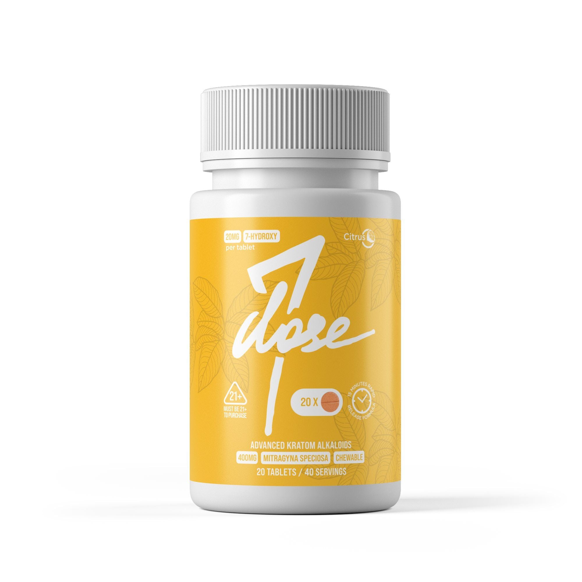 20mg 7-Hydro Jar - Citrus - 20ct